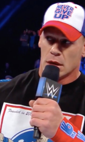 John Cena returns, challenges WWE champion to match at Royal Rumble